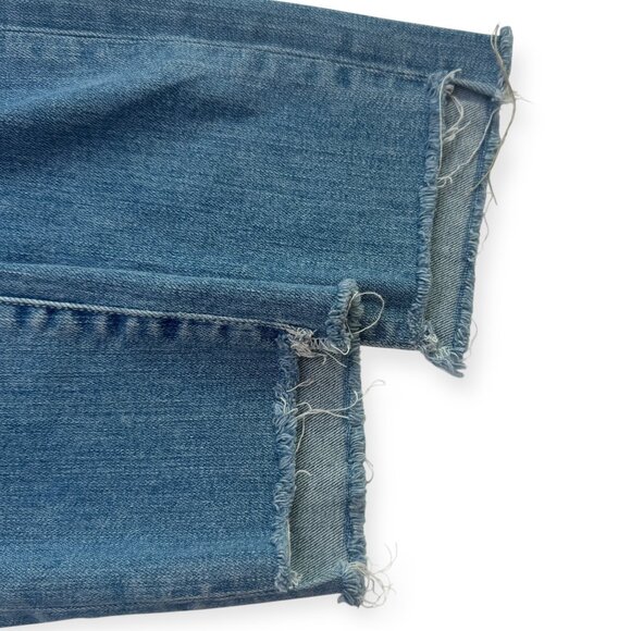 PAIGE Skyline Ankle Peg Jeans Distressed Hem - Picture 3 of 12